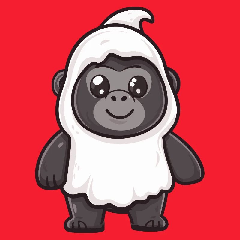 Gorilla Halloween Geist