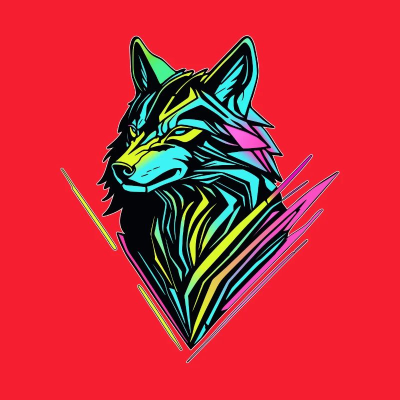 Neon Wolf – Cyber-Geist