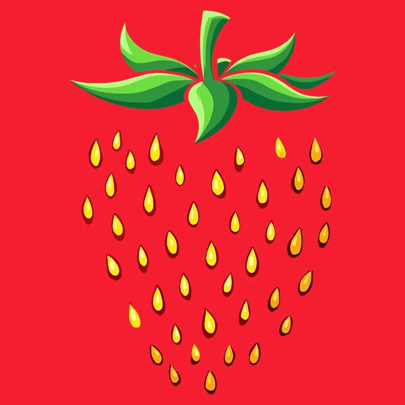 Karneval Früchte - Erbeere Kostüm