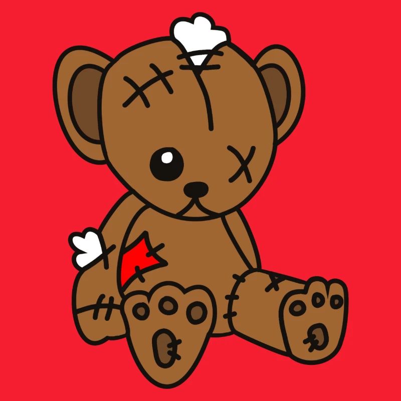 Teddybär Kaputt