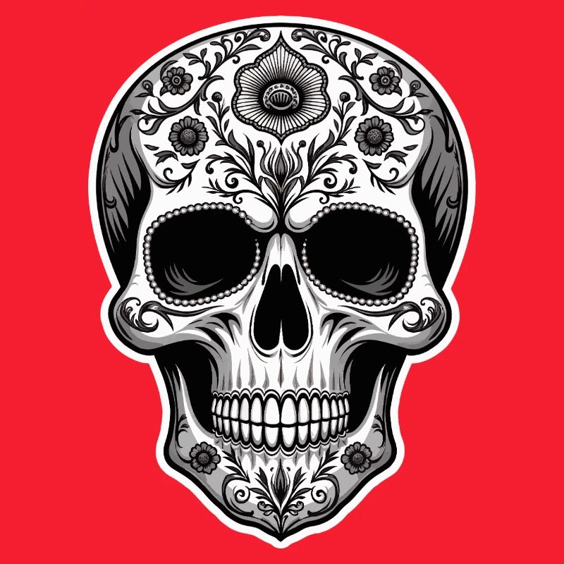 Sugar Skull Blumenkunst