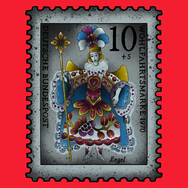 Briefmarke Engel