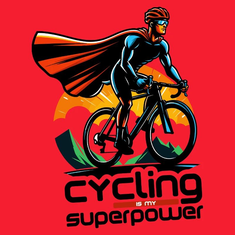 Superpower-Radfahrer