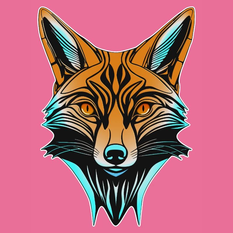 Neonfuchskopf