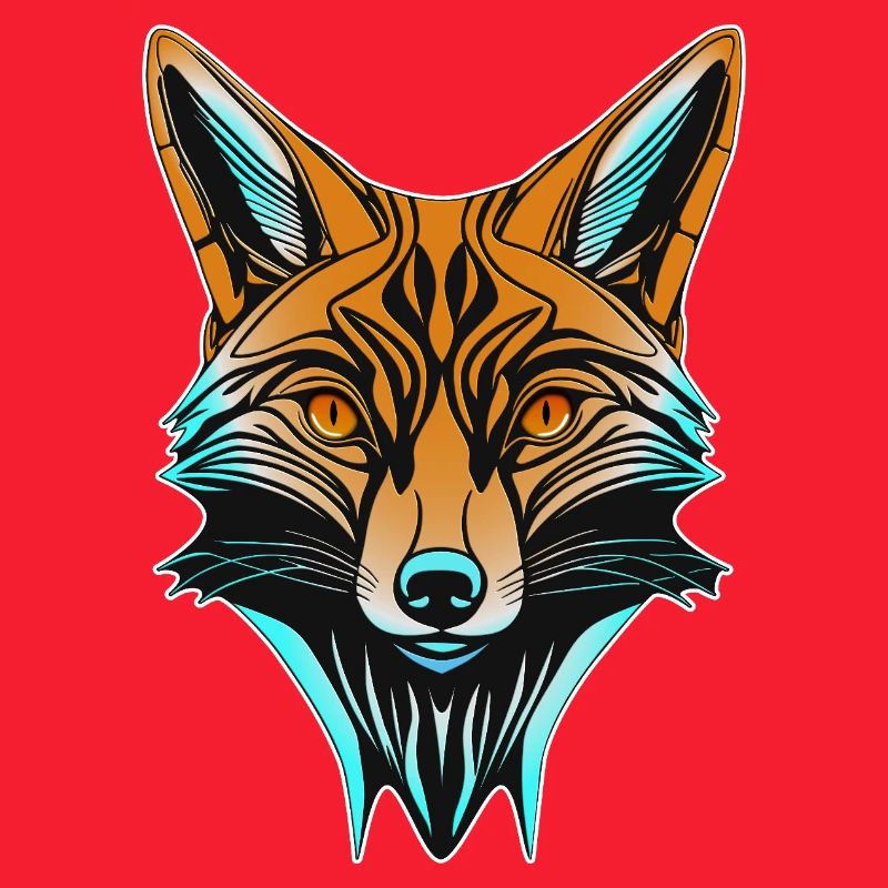 Neonfuchskopf