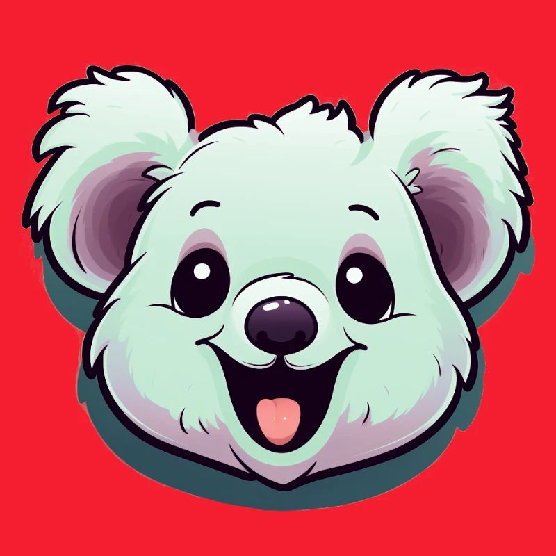 Lachender Koala