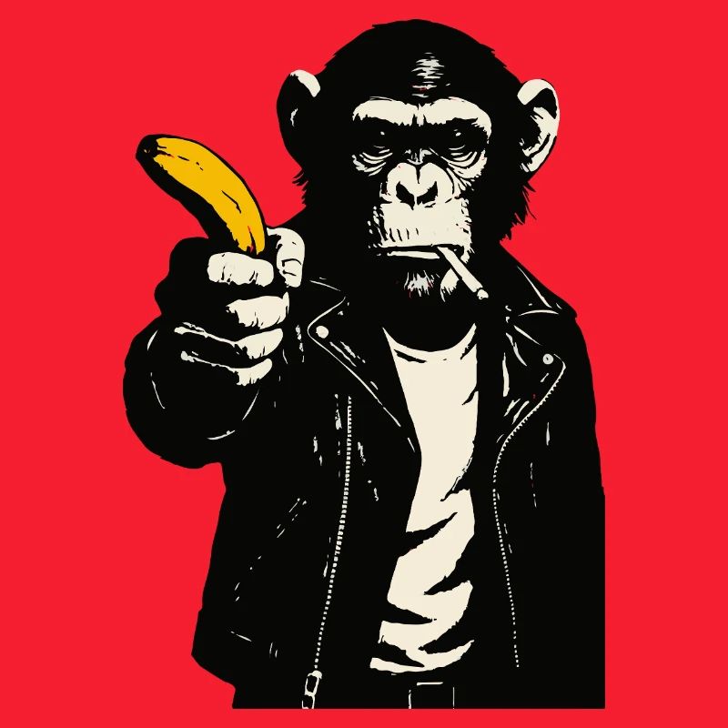 Bananen-Rebellenaffe