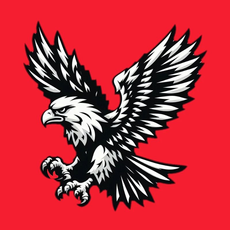 Adler schwarz weiss