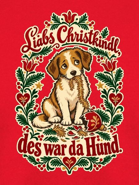 Christkindl des war da Hund