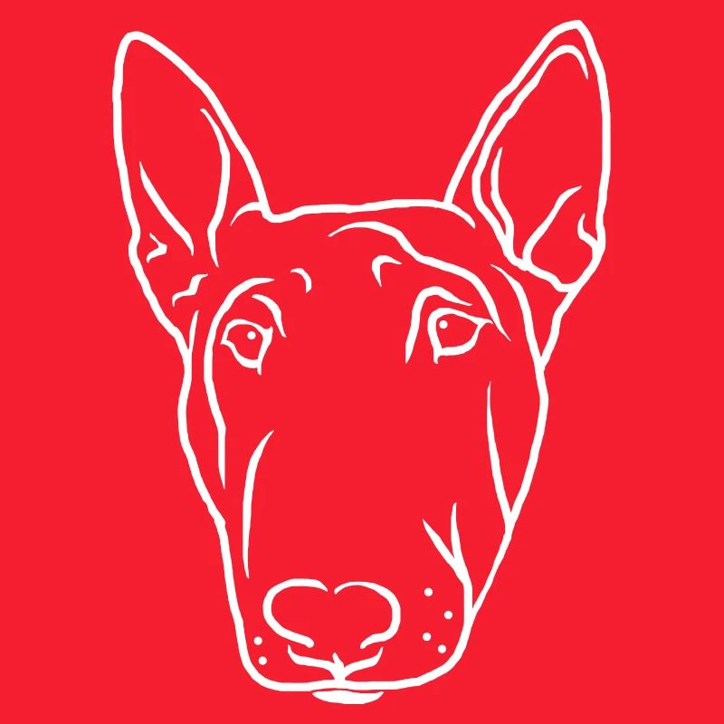 Bullterrier Kopf