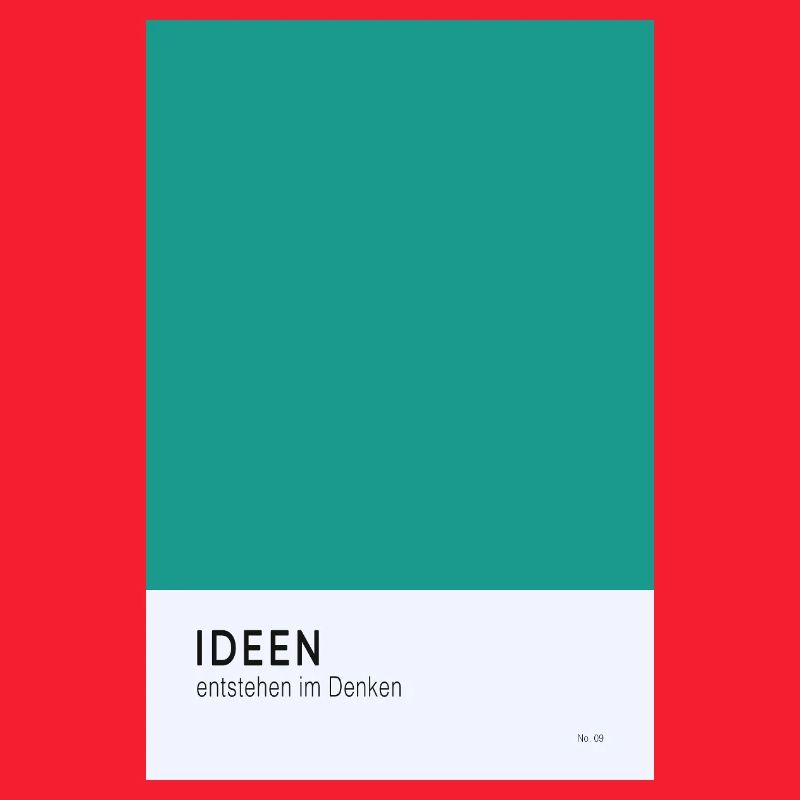 Ideen entstehen im Denken Poster