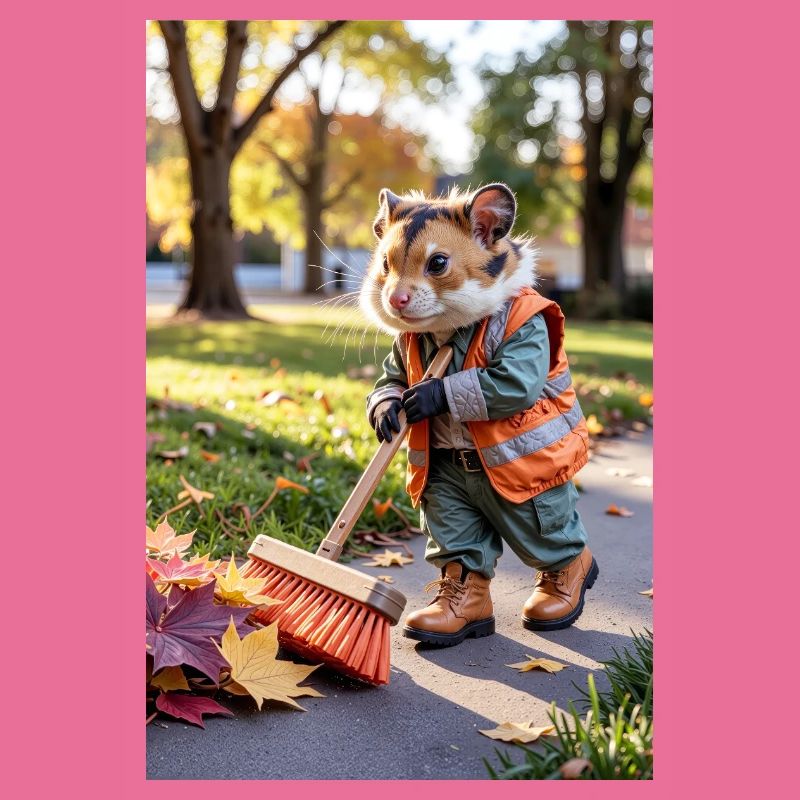 Humanoider Kehrhamster