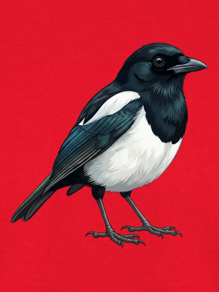 Elster – Vogelillustration