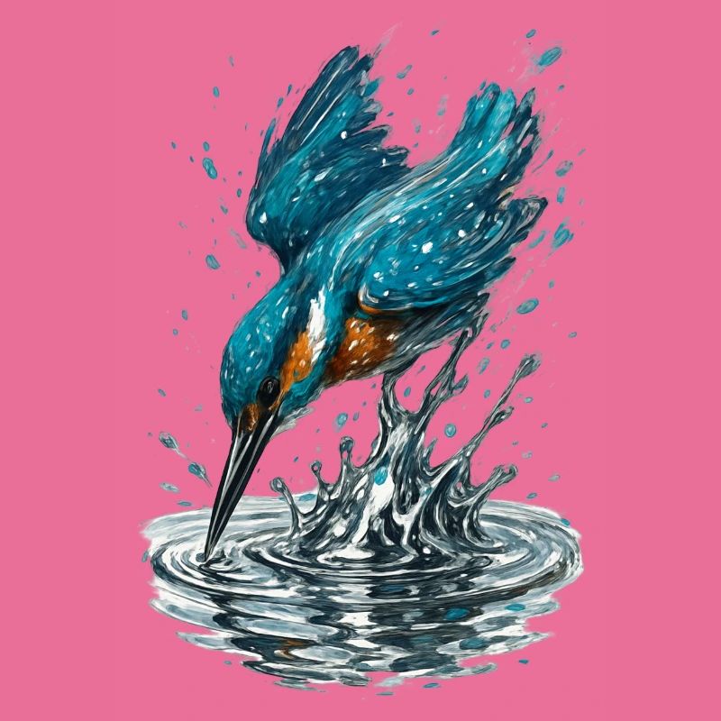 Eisvogel im Einsatz