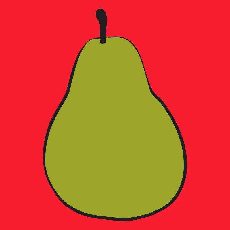 Birne Illustration Geschenkidee