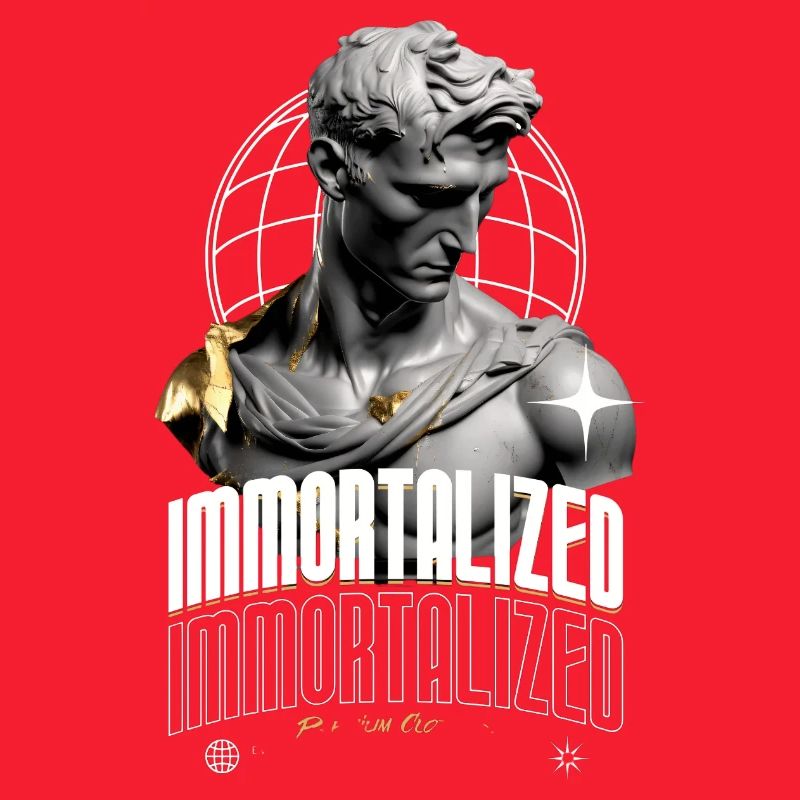 Immortalized Skulptur Globus