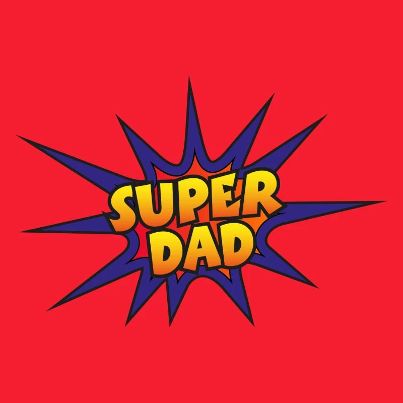 Superdad – Comic Logo for Hero Fathers
