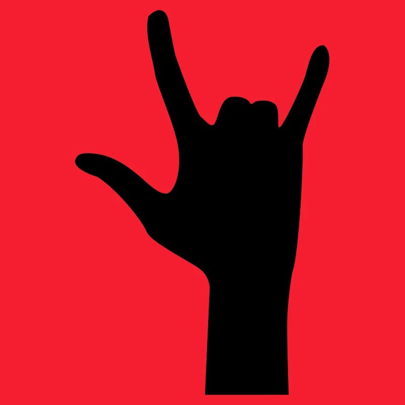 hand rock symbol