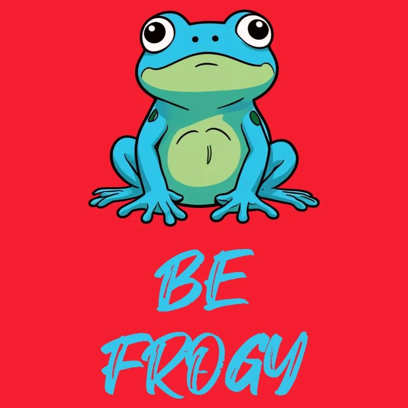 Frosch Blau