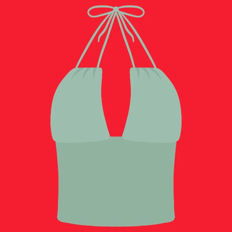 Haut bikini Mint Halter