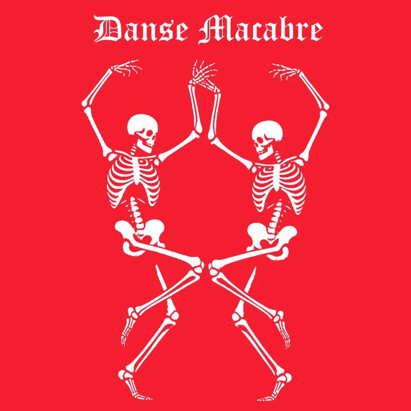 Danse Macabre - skeletons dancing
