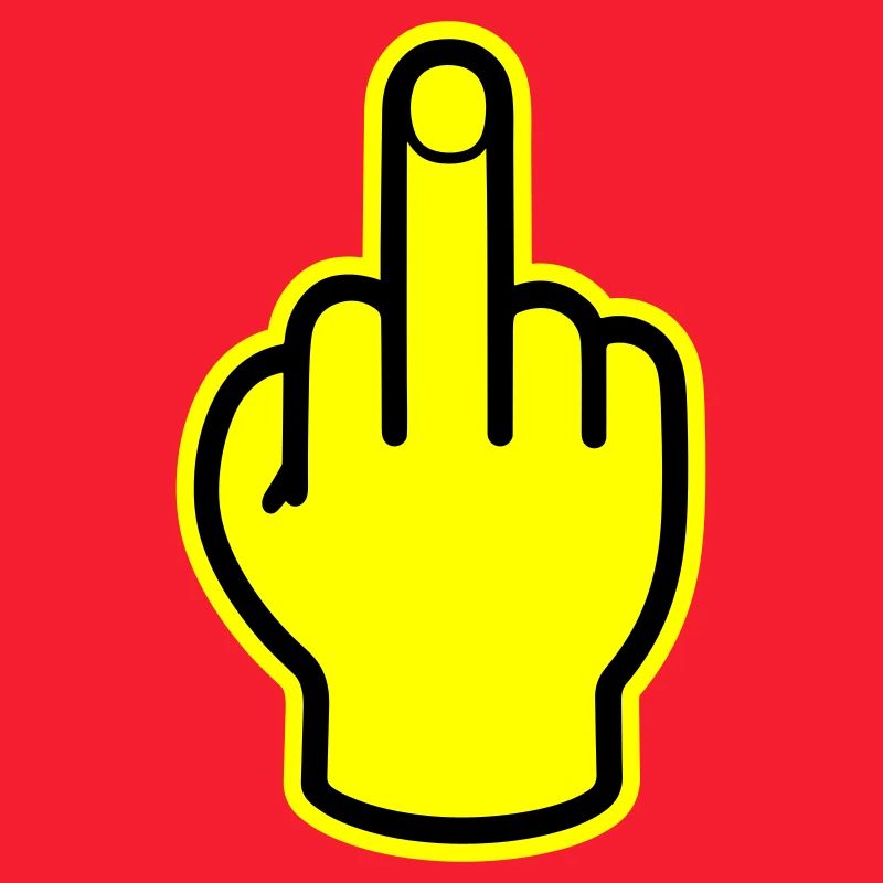 Middle Finger Hand Provocative