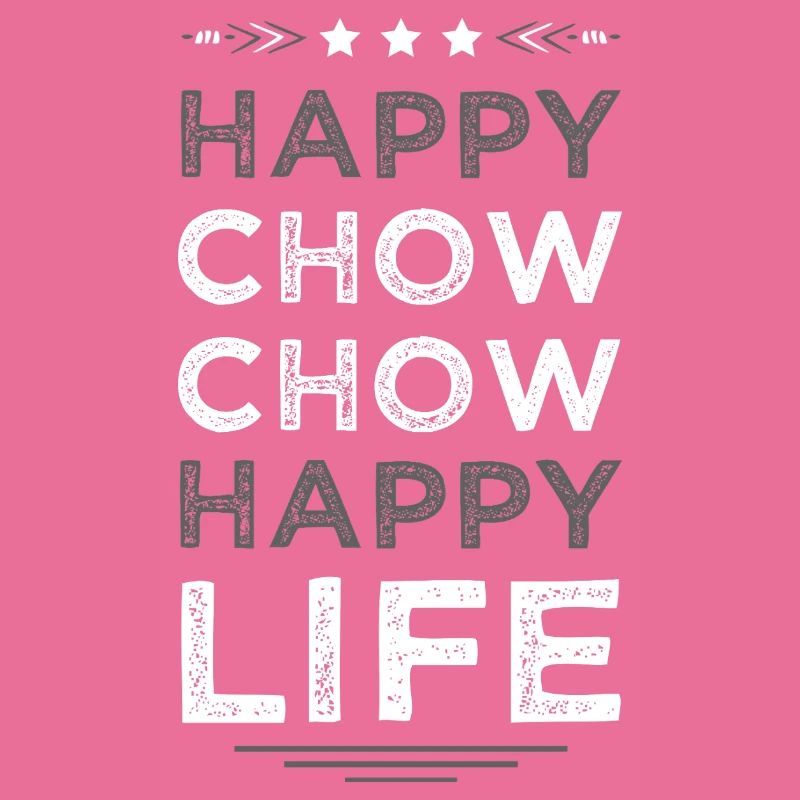 Fröhliches Chow Chow Leben