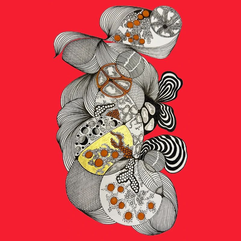 Organisch-Ornament Muster
