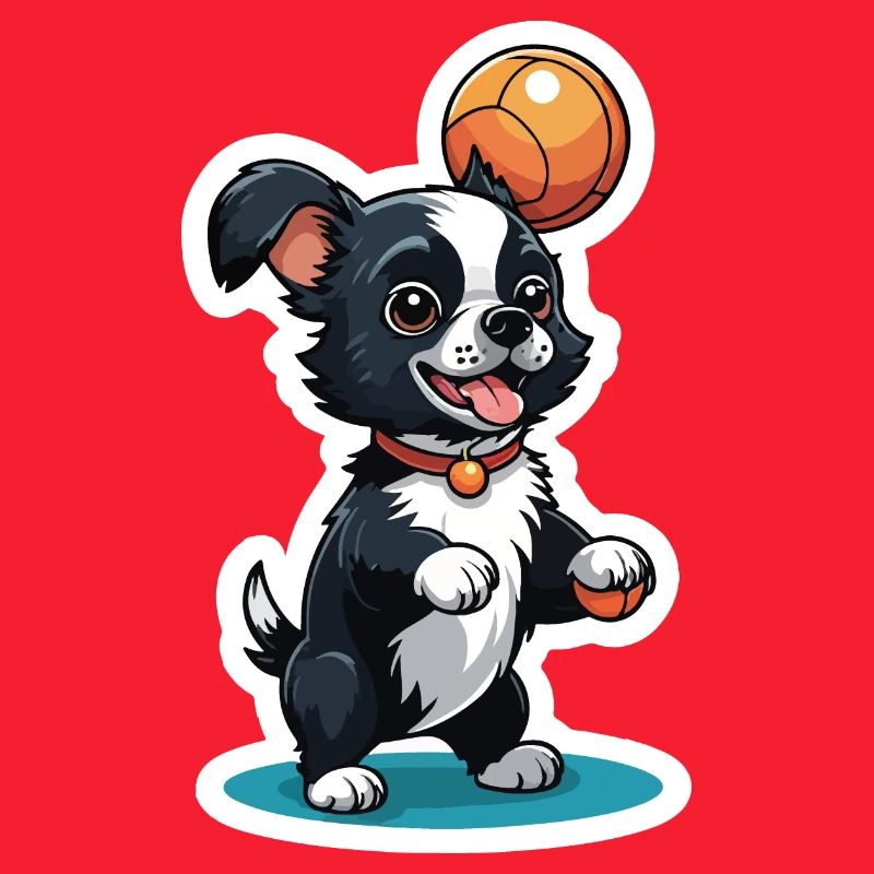 Hund mit Ball