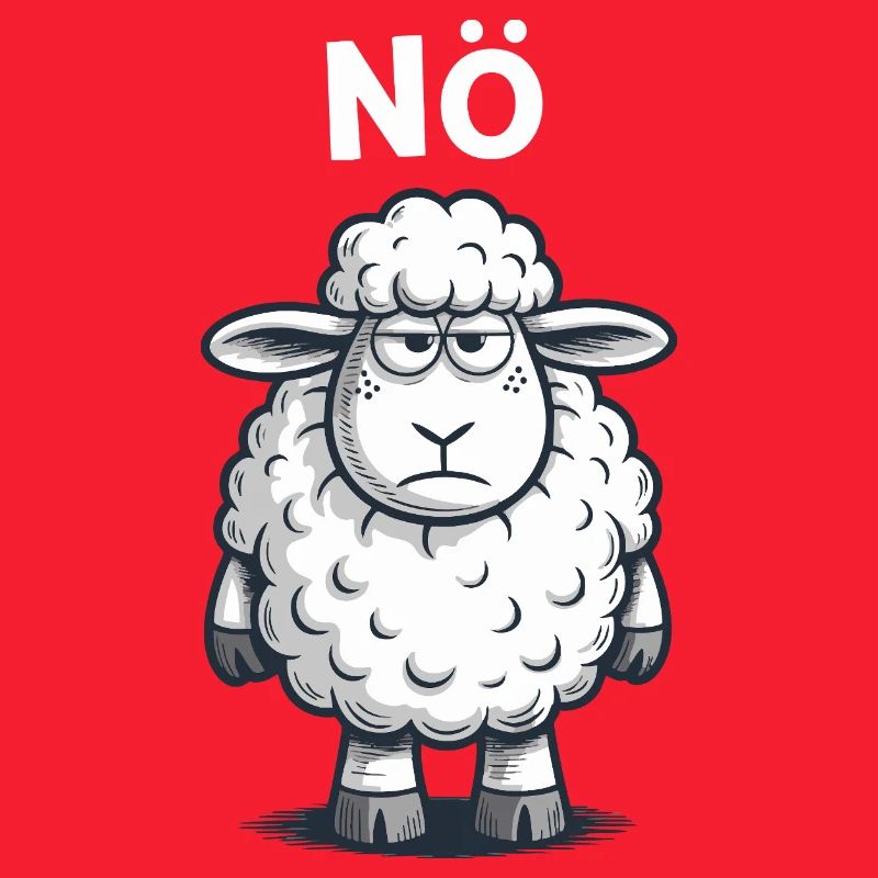 Basse-Autriche – Grumpy Sheep Humour Design