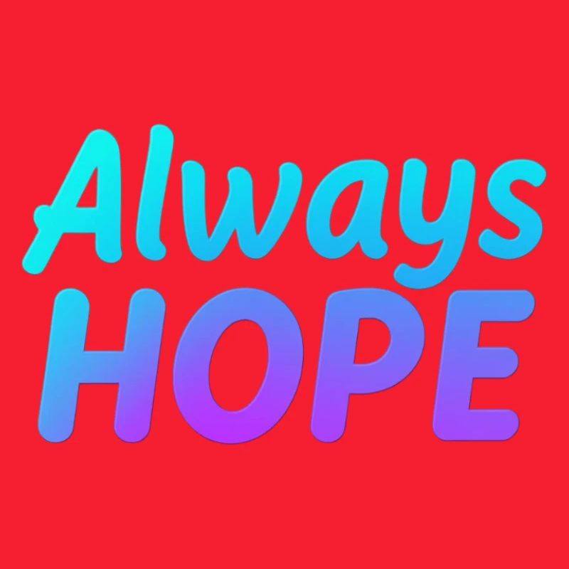 Immer Hoffnung Farbverlauf