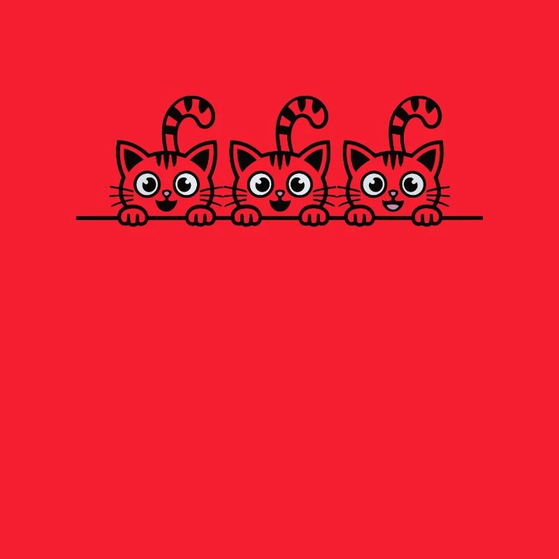 Neugierige Katzen