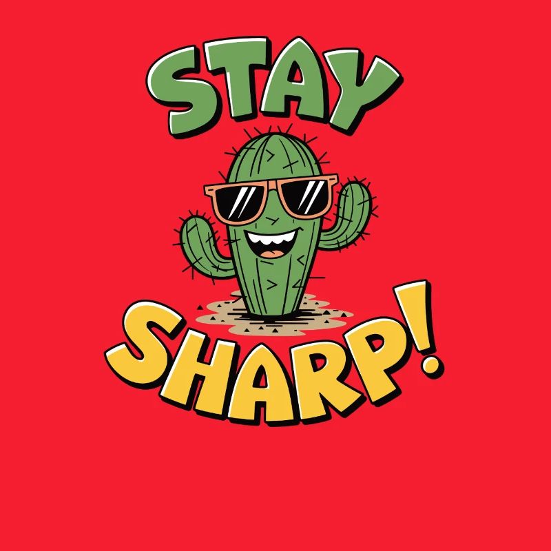 Stay Sharp Kaktus