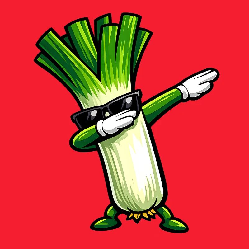 Dabbing leeks