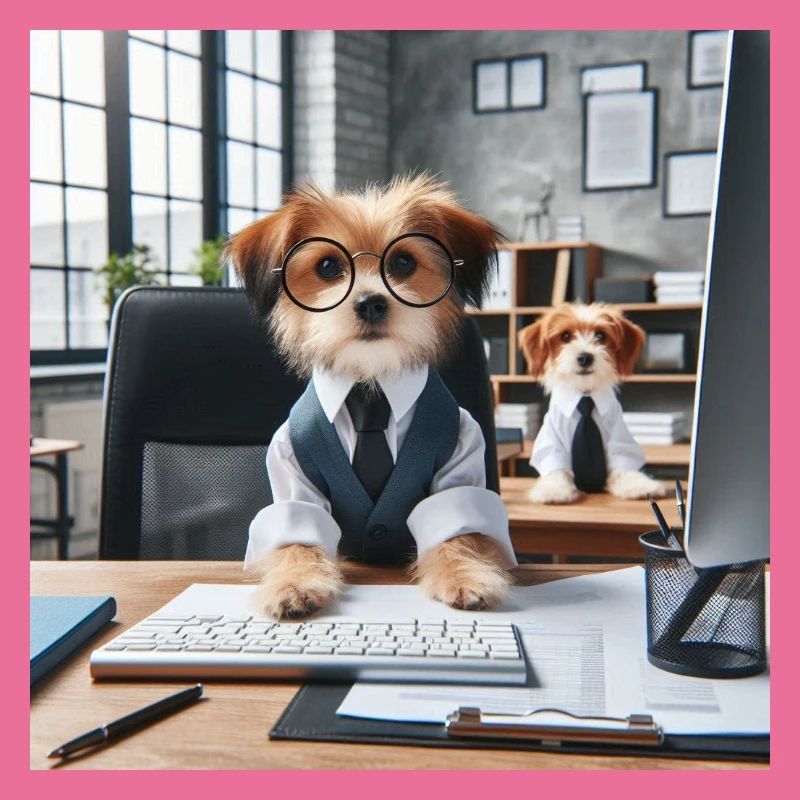 Professionelle Cosplay Hunde