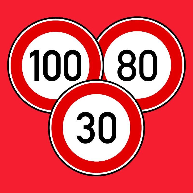 Tempolimit 100 - 80 - 30