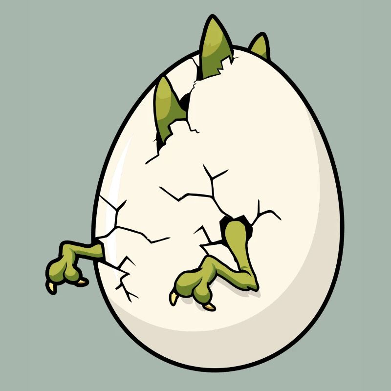 Ostern mit gebrochener Eiblüte