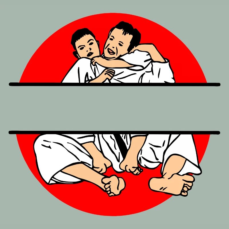Judo Jiujitsu espace de serrage de cou pour le texte