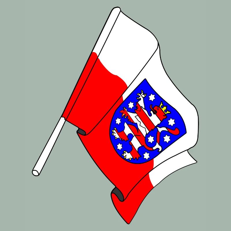 Drapeau de la Thuringe