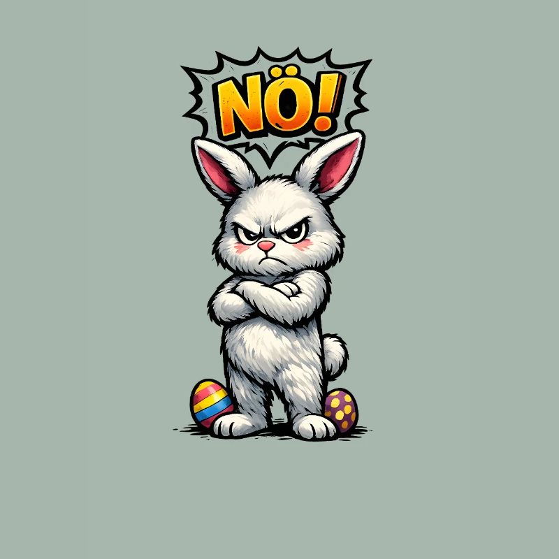 NÖ Hase Comic Ostern Geschenk