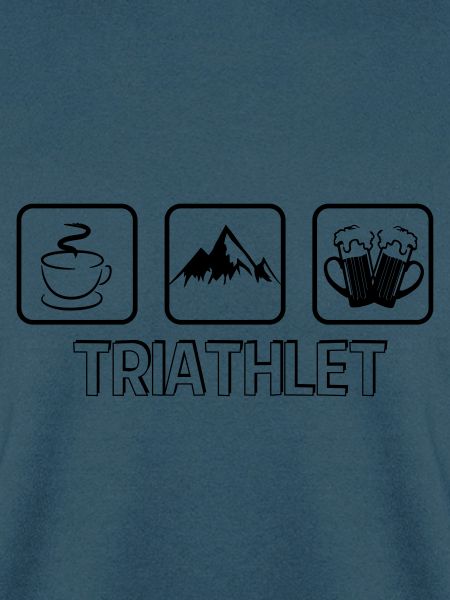 Triathlet Berg Wandern