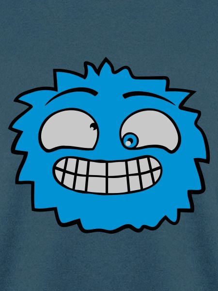 Haariges Monster Gesicht