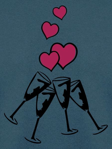 glasses hearts
