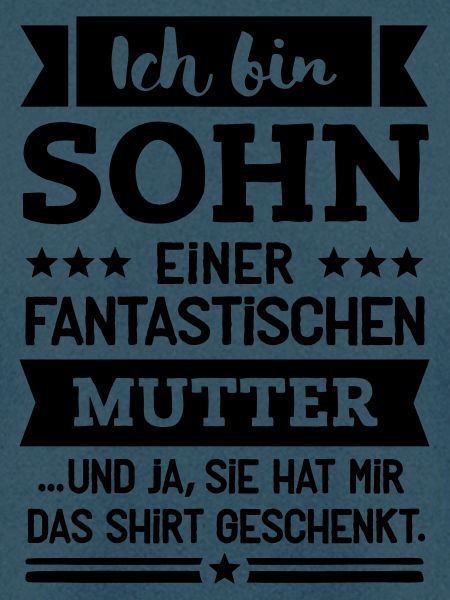 Sohn und super Mutter