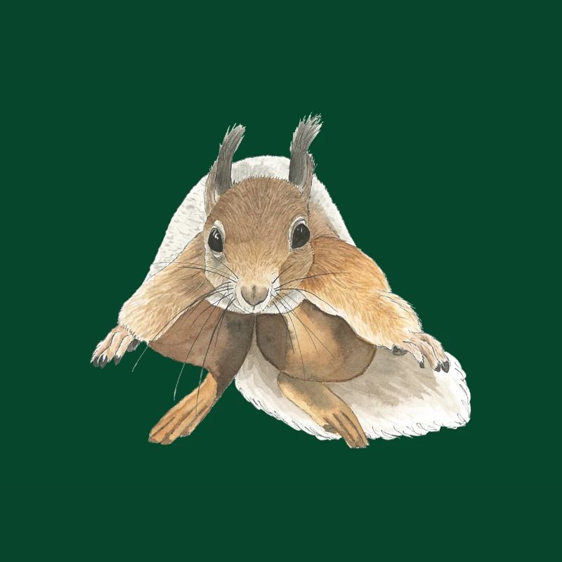 Eichhörnchen springen squirrel
