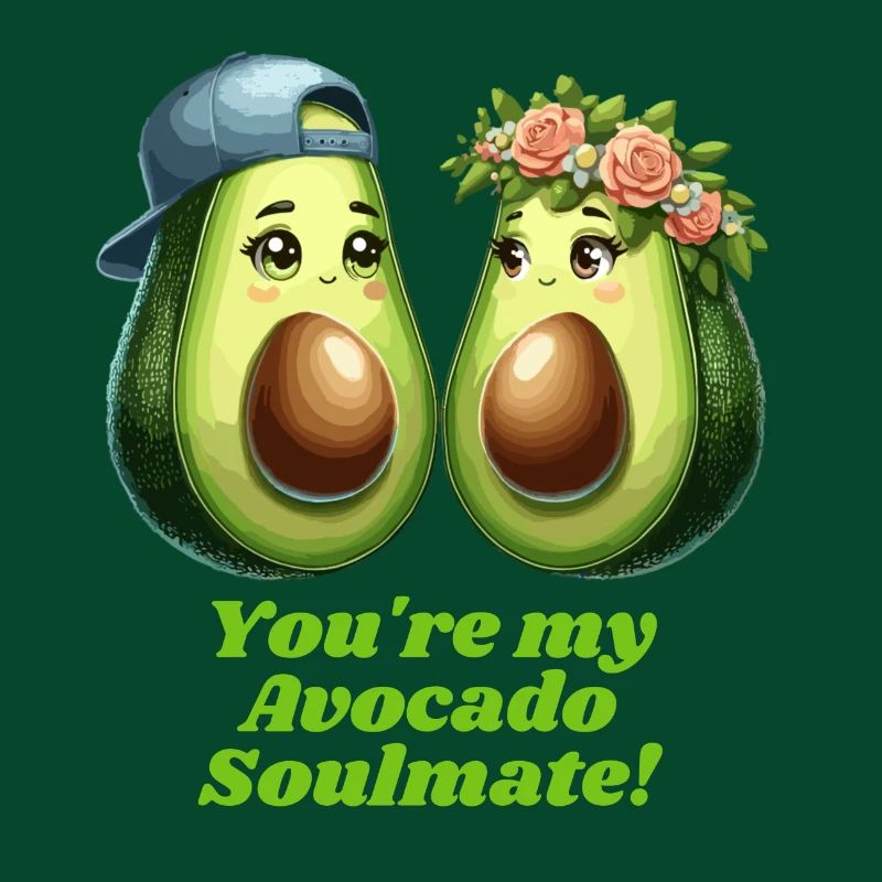 Avocado Paar Liebe
