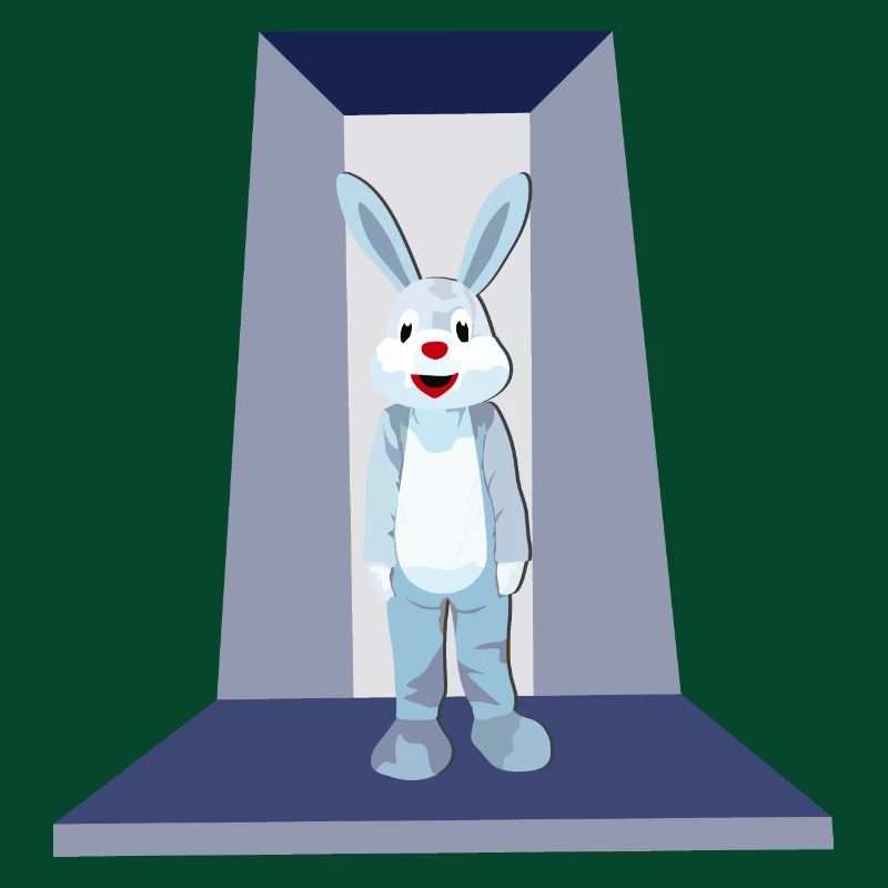 Easter Bunny on the Catwalk - Rabbit on Display