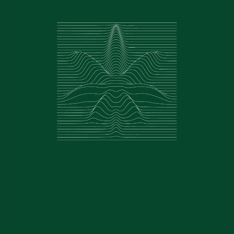 Weed leaf distorted lines