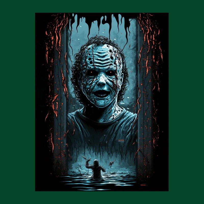 Gruselige Horrorfigur