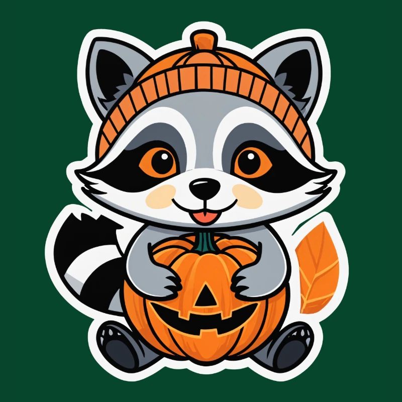 Halloween Waschbär